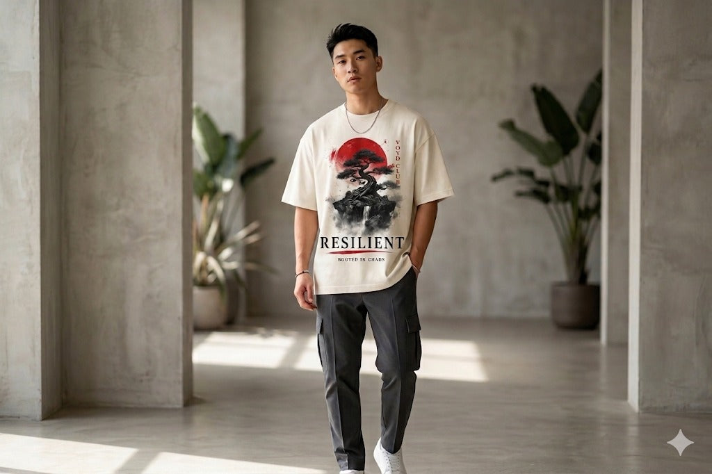 RESILIENT OVERSIZED TEE — VINTAGE CREAM
