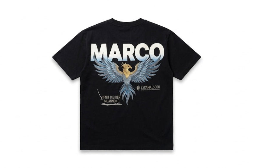 VOID PHOENIX OVERSIZED TEE — WASHED BLACK