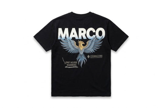 VOID PHOENIX OVERSIZED TEE — WASHED BLACK